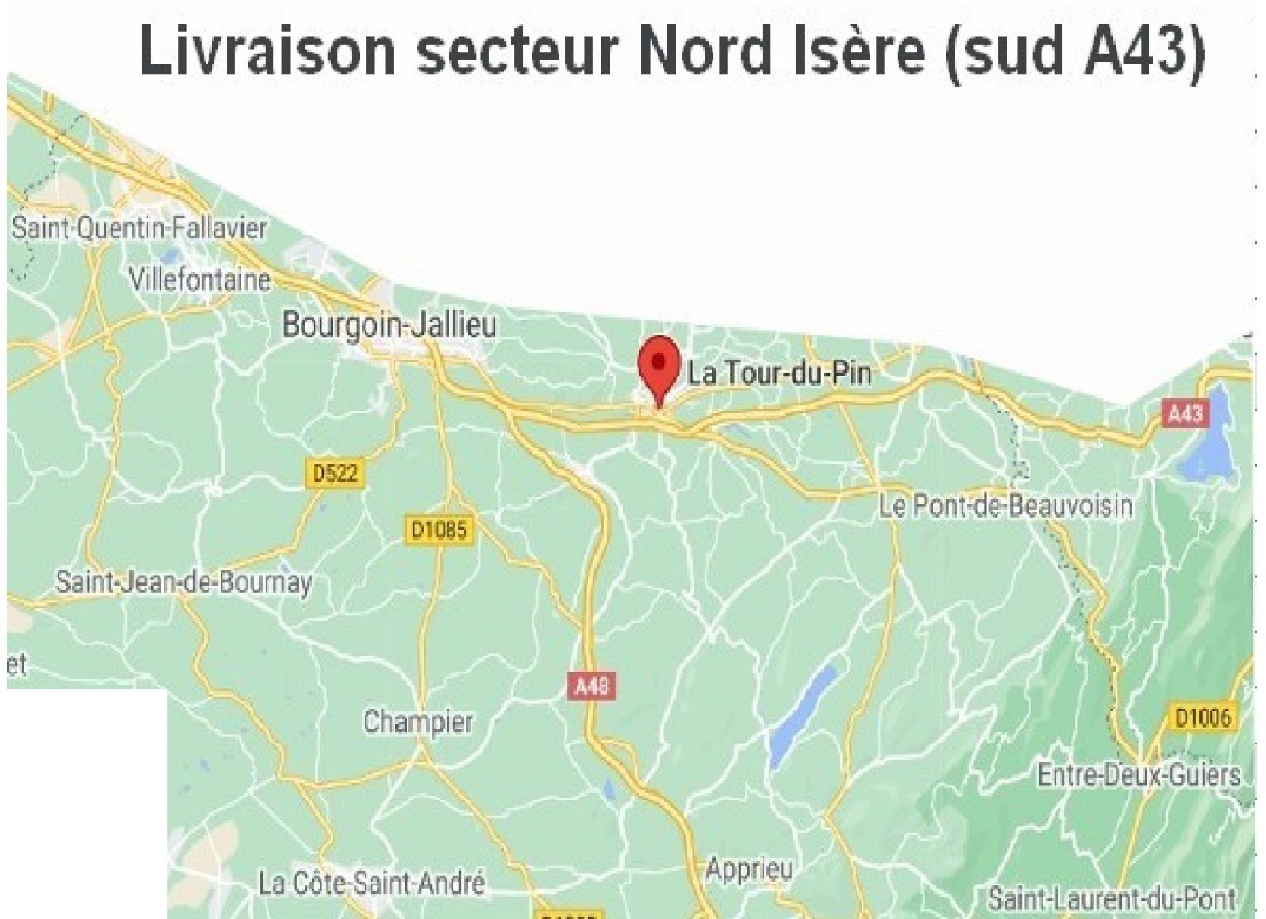 Secteur Nord Isère entre La tour du pin et Voiron